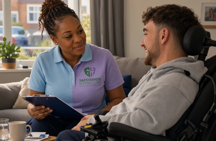 Illustrative care consultation supplied in the approved design